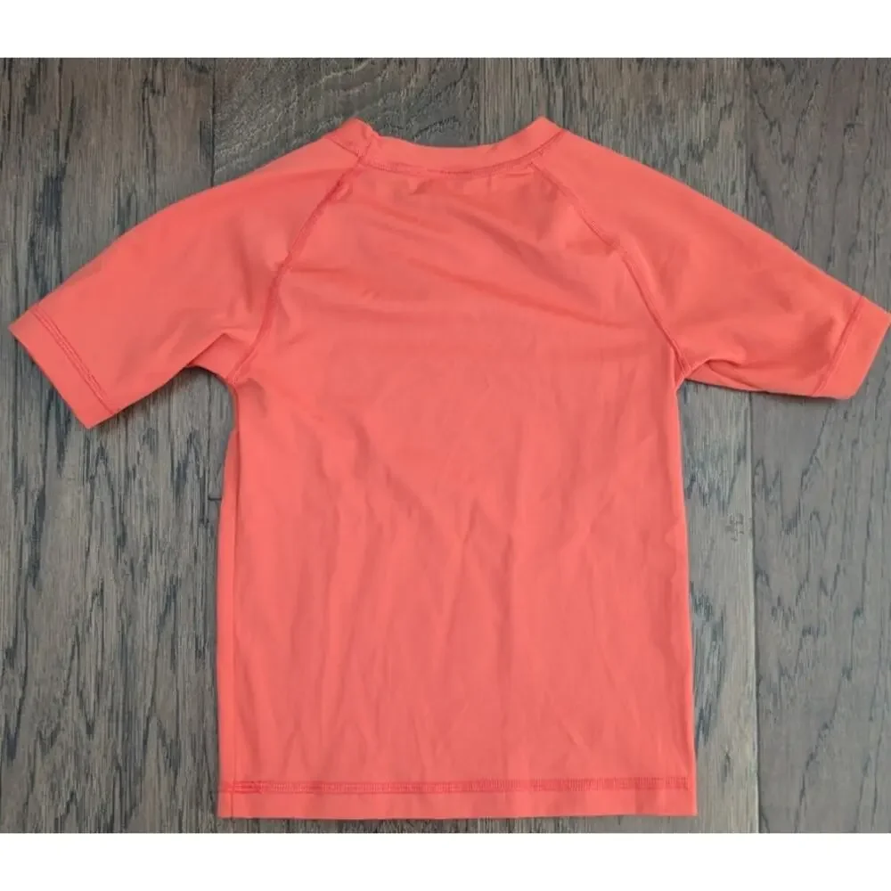 Hanna Andersson Orange Short Sleeve Rash Guard